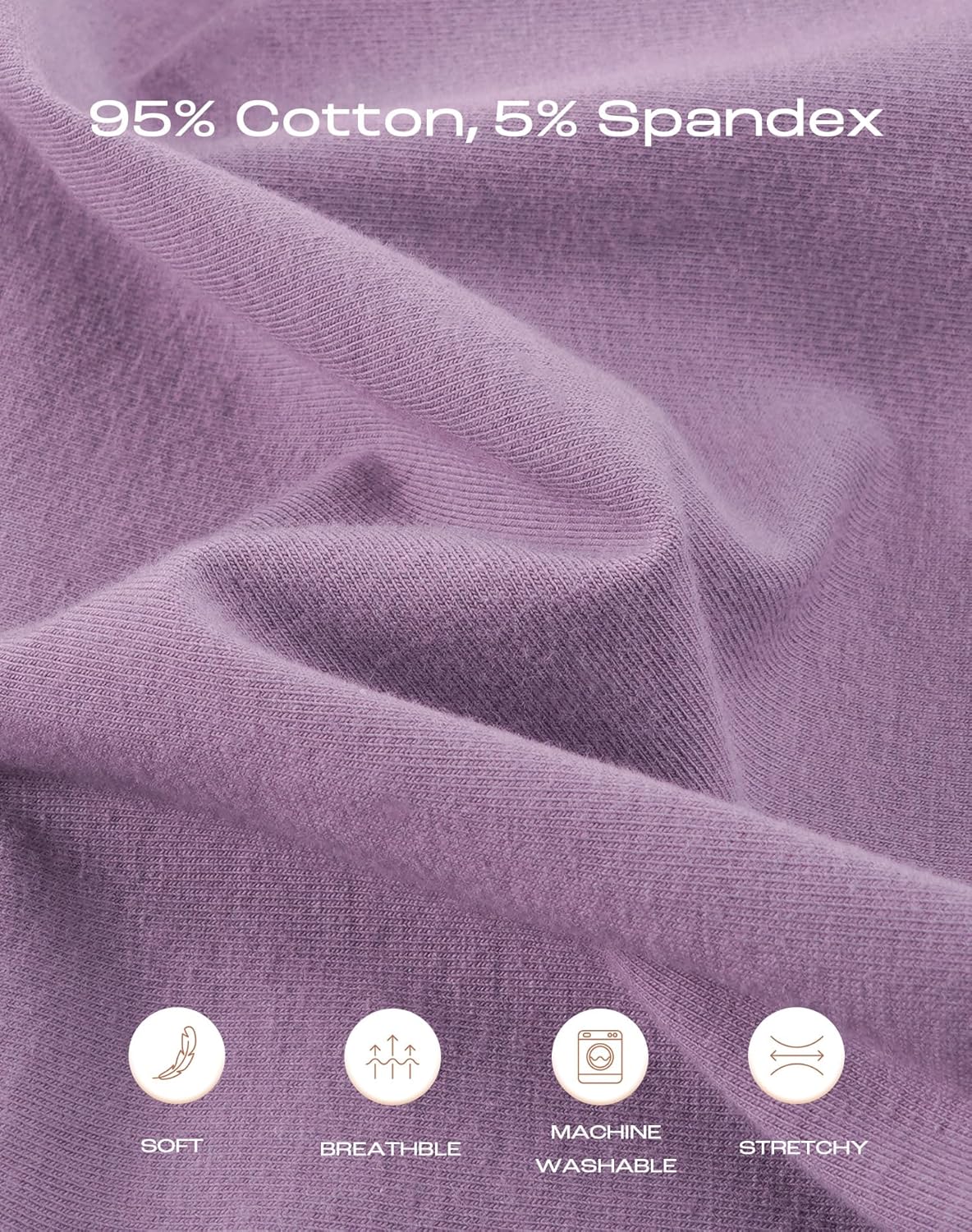 Women's Plus Size XL-5XL High Waisted Cotton Underwear