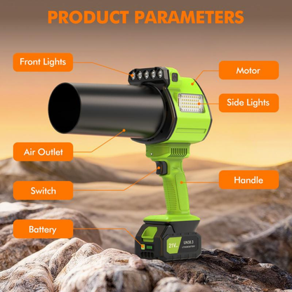 Powerful Portable Leaf Blower Cordless with Lights