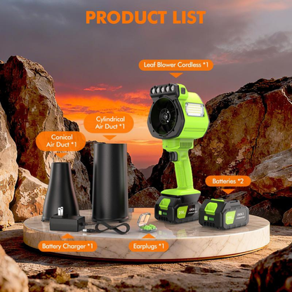 Powerful Portable Leaf Blower Cordless with Lights